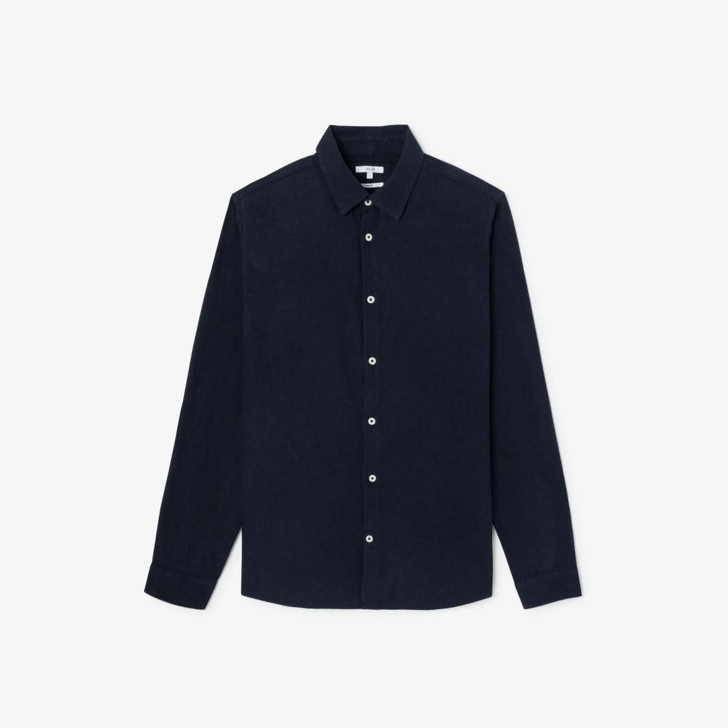 Outlet Hemd in flanelkatoen met klassieke kraag Overhemd