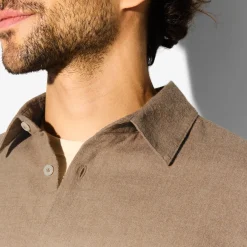 Hot Hemd in flanelkatoen met klassieke kraag Overhemd