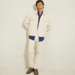 Outlet Hemd in katoengaas met klassieke kraag Overhemd