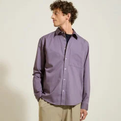 Store Hemd in twillkatoen Overhemd