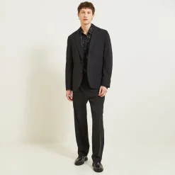 Store Hemd in viscose met bloemenprint Formele Overhemden|Overhemd