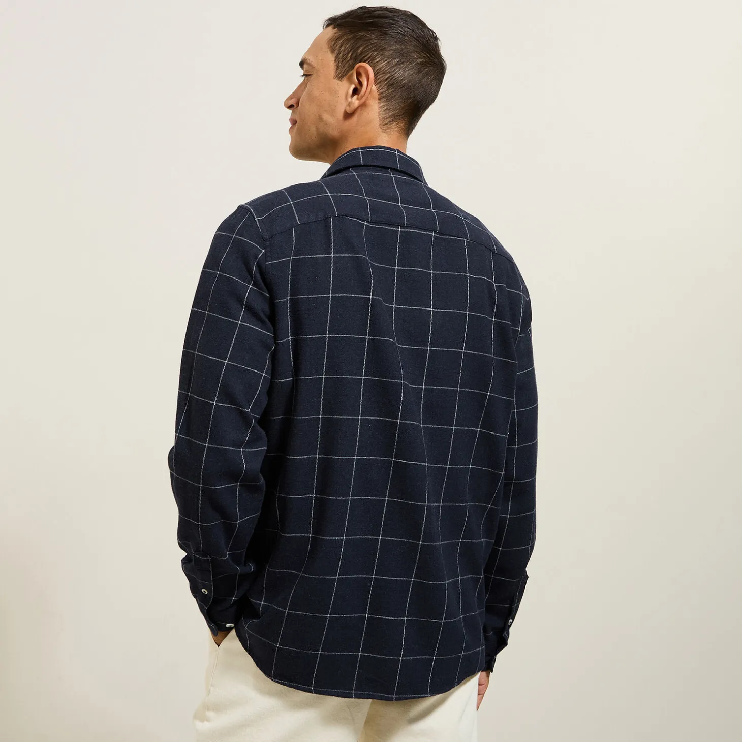 Fashion Hemd met ruitjes in flanelkatoen Overhemd