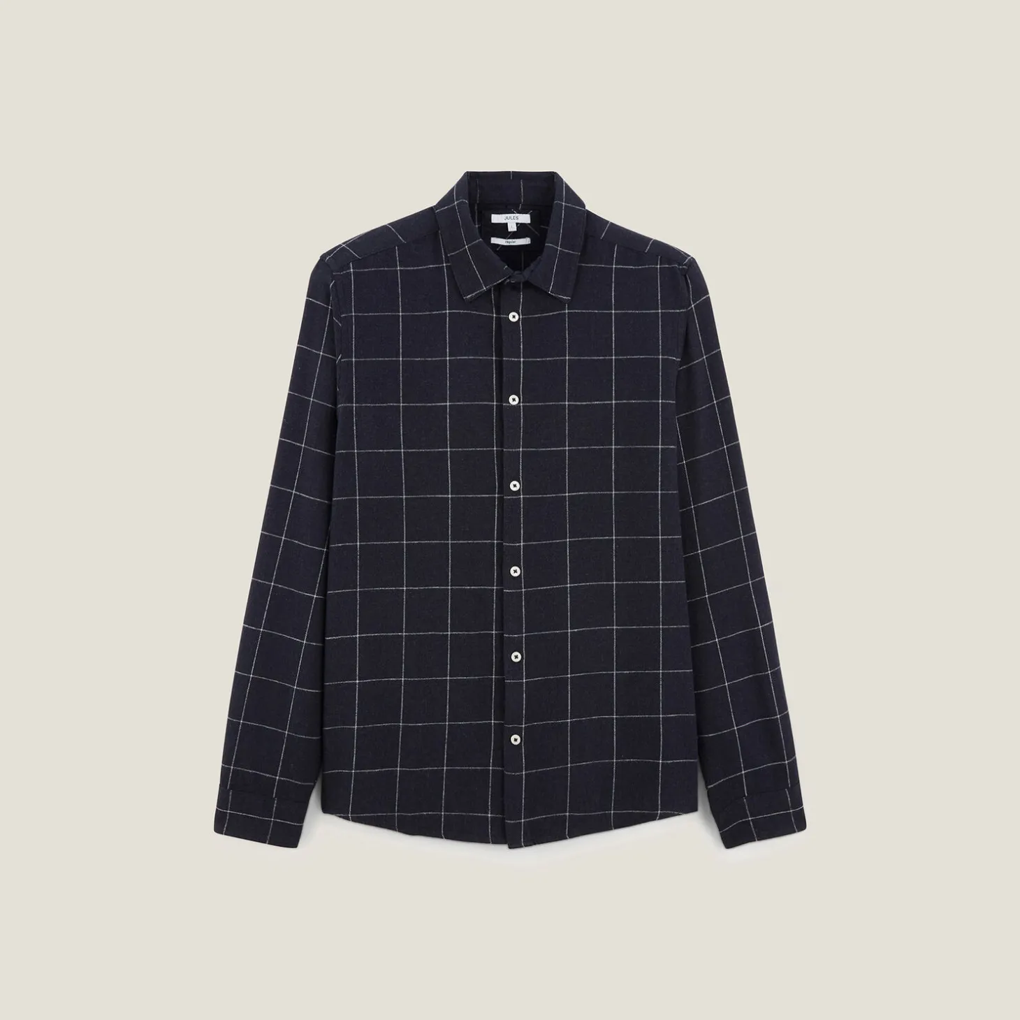 Fashion Hemd met ruitjes in flanelkatoen Overhemd