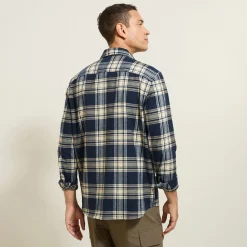 Cheap Hemd met ruitjes in flanelkatoen Overhemd