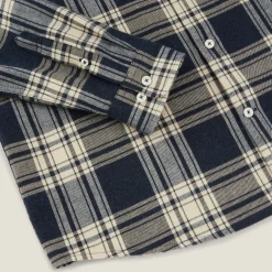 Cheap Hemd met ruitjes in flanelkatoen Overhemd