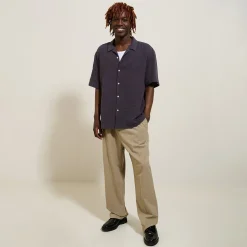 Fashion Hemdje in geweven katoengaas Overhemd