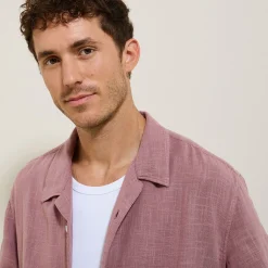 Store Hemdje in geweven katoengaas Overhemd