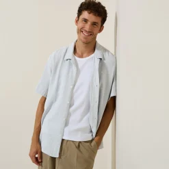 New Hemdje in geweven katoengaas Overhemd