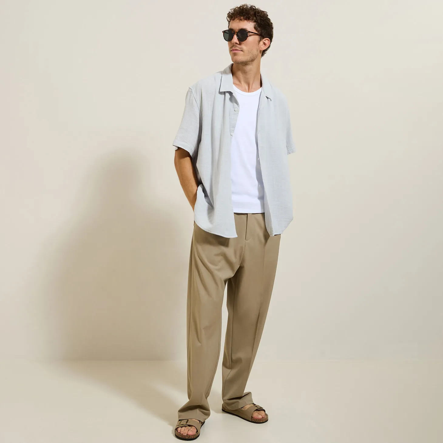 New Hemdje in geweven katoengaas Overhemd