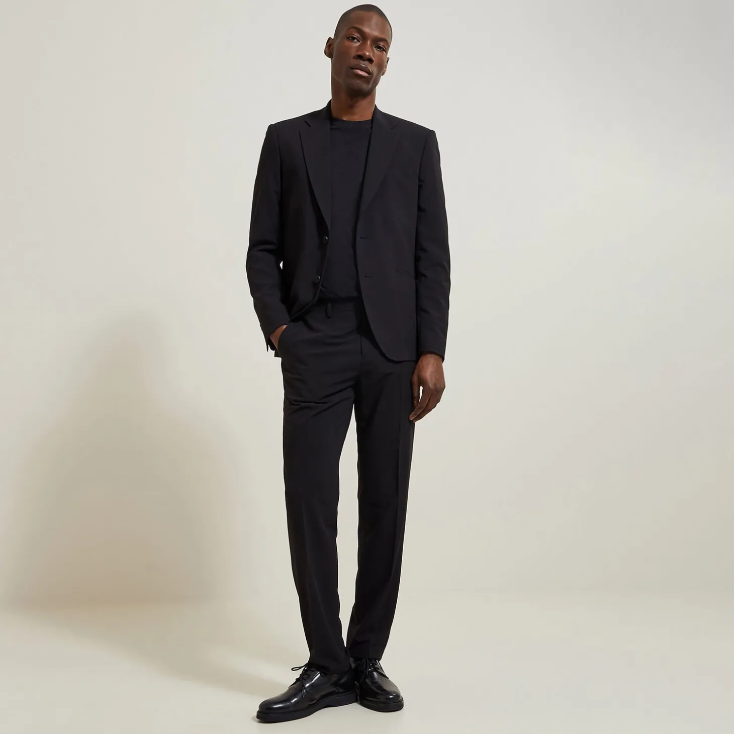 Fashion Het pakket comfortabel kostuum - Zwart Combinatie Kostuum