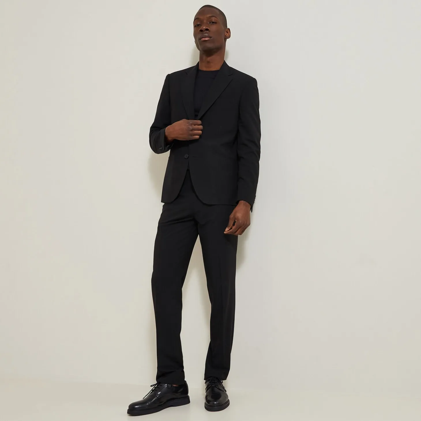 Fashion Het pakket comfortabel kostuum - Zwart Combinatie Kostuum