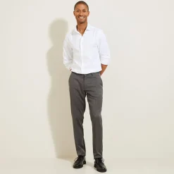 Best Sale Het pakket slim kostuum - Grijs Combinatie Kostuum