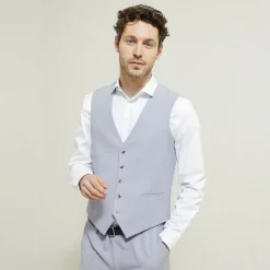 Flash Sale Het pakket slim kostuum - Blauw Combinatie Kostuum