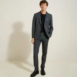 Shop Het pakket slim kostuum - Midden grijs Combinatie Kostuum