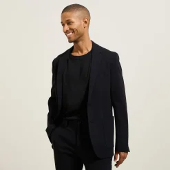 Cheap Het pakket slim kostuum in tricot - Zwart Combinatie Kostuum