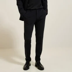 Cheap Het pakket slim kostuum in tricot - Zwart Combinatie Kostuum