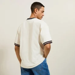 Fashion Iconisch T-shirt 1996 met contrasterende ronde hal T-shirt