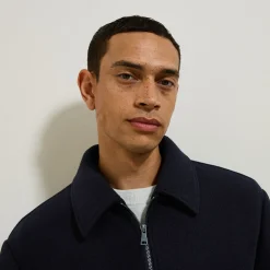 Hot Jack met hemdskraag en rits Mantel & Jack