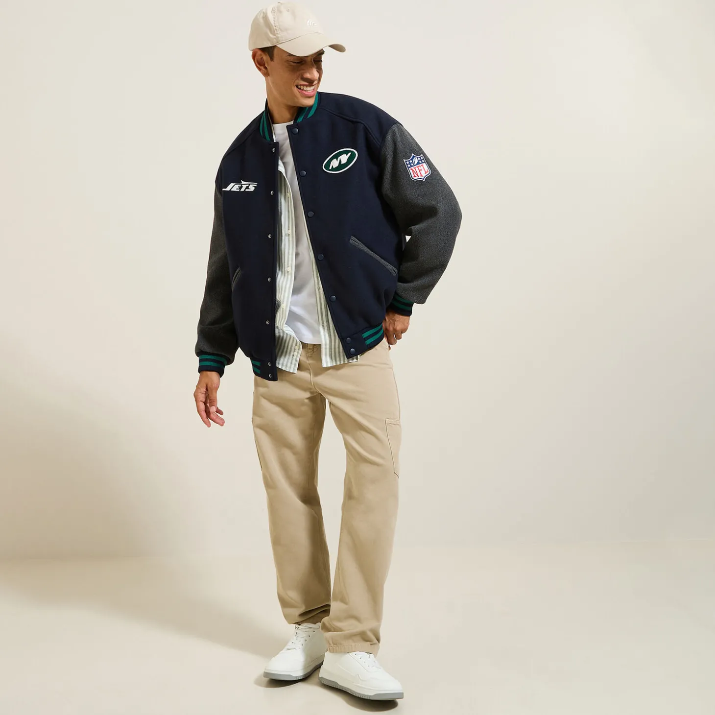 Clearance Jack met knopen en NFL-licentie Mantel & Jack