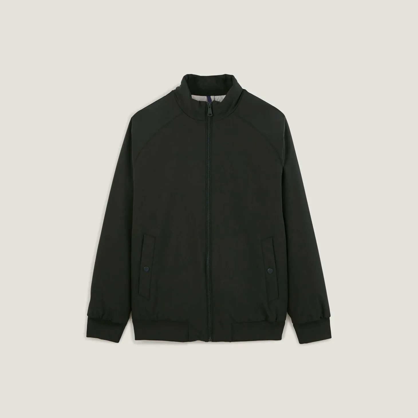 Discount jack met ristsluiting en opstaande kraag Mantel & Jack