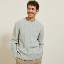 Flash Sale Kabeltrui met ronde hals Trui