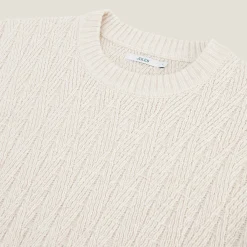 Store Kabeltrui met ronde hals Trui