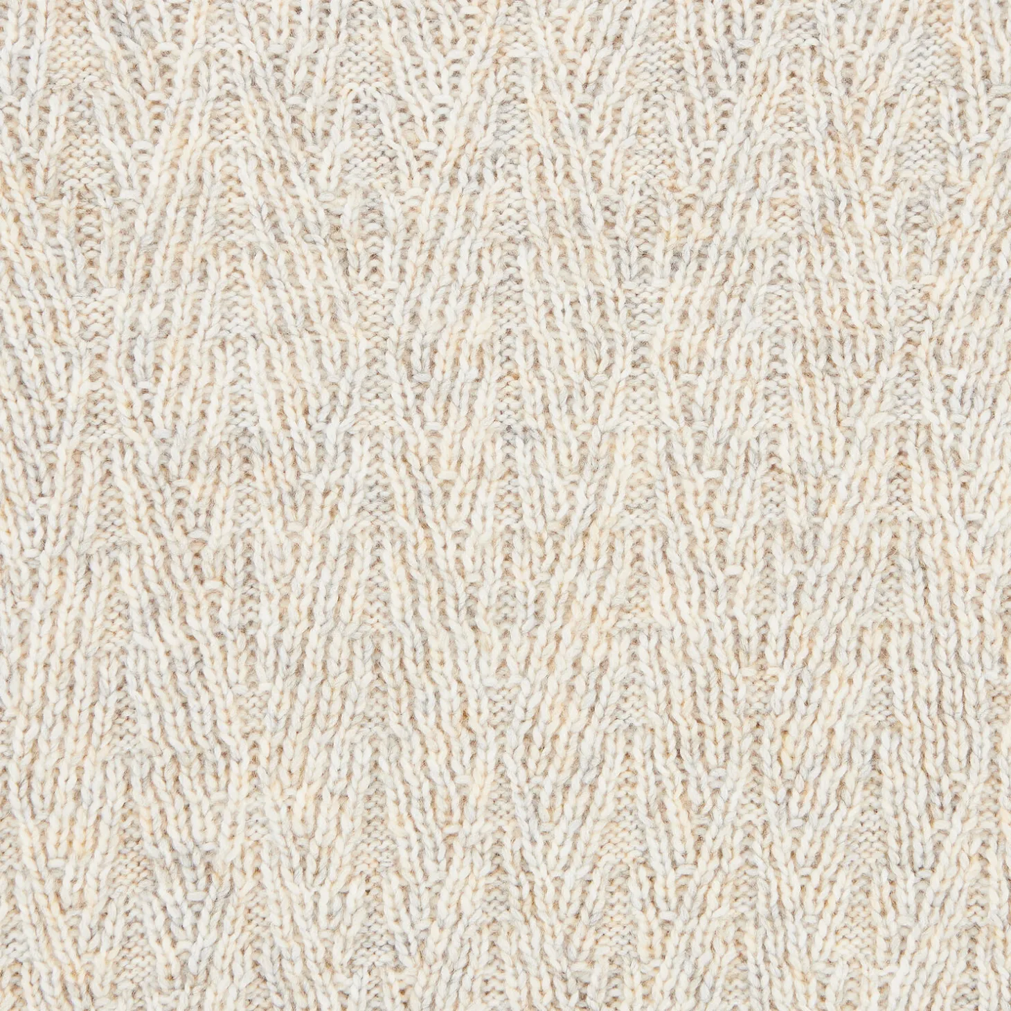 Clearance Kabeltrui met ronde hals Trui