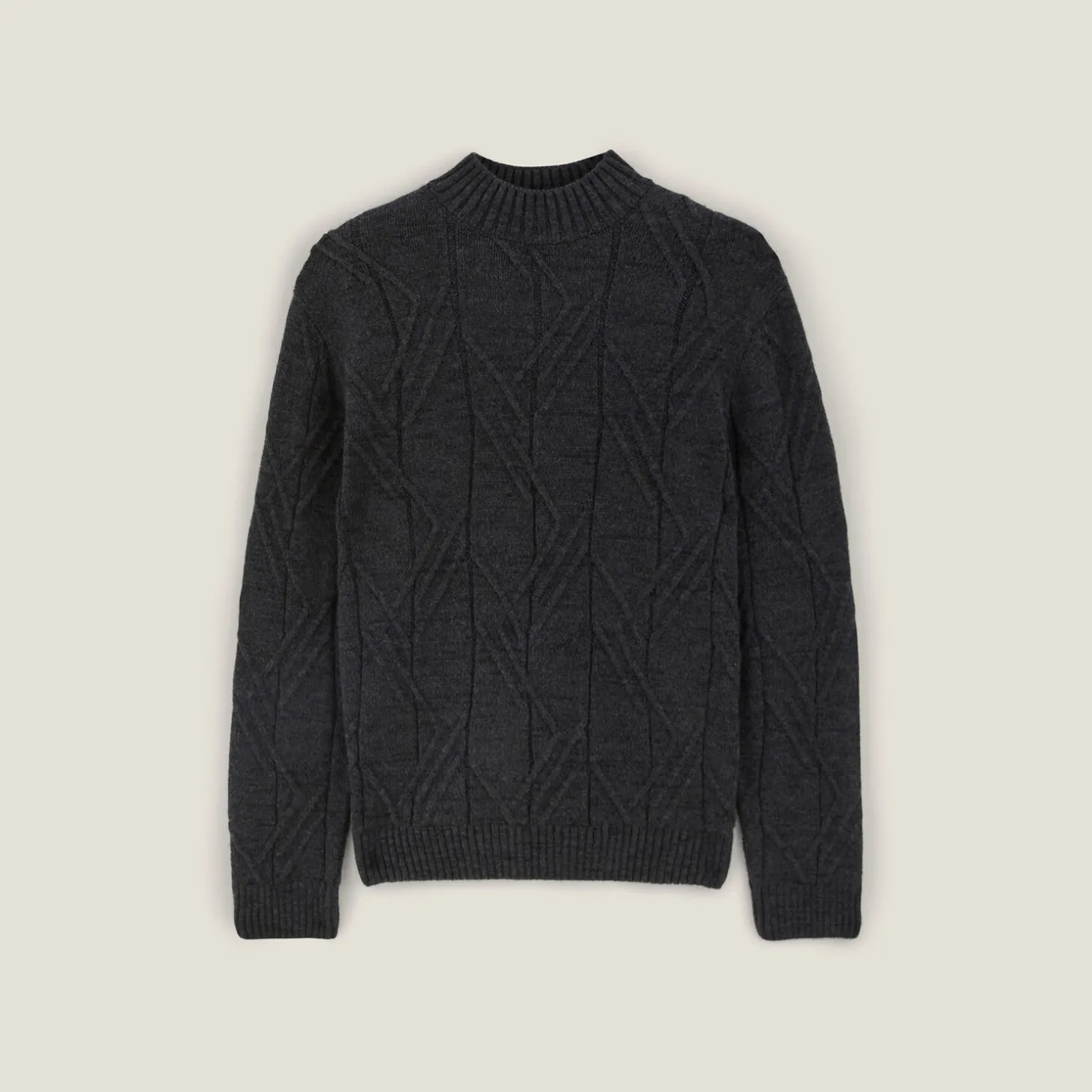 Flash Sale Kabeltrui met schoorsteenkraag Trui