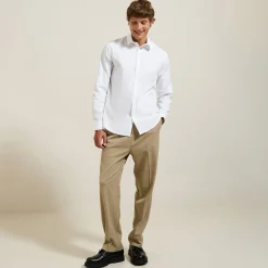 Clearance Katoenen hemd Formele Overhemden|Overhemd