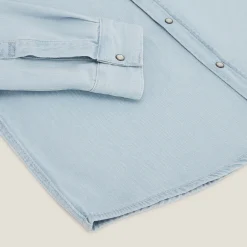 Clearance Katoenen hemd in western denim Overhemd
