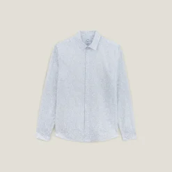 Cheap Katoenen hemd met bloemenprint Formele Overhemden|Overhemd