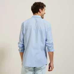 Store Katoenen hemd met kleine motieven Formele Overhemden|Overhemd