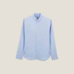 Store Katoenen hemd met kleine motieven Formele Overhemden|Overhemd