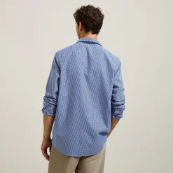 Fashion Katoenen hemd met ruitjes Formele Overhemden|Overhemd