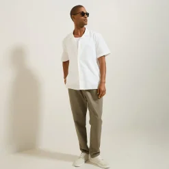 Cheap Katoenen hemdje in textuurstof Overhemd