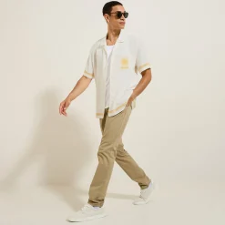 Discount Katoenen hemdje met geplaatste opdruk Overhemd