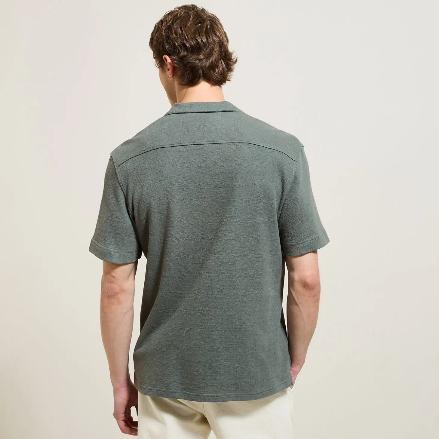 Flash Sale Katoenen hemdje met koordborduursel Overhemd