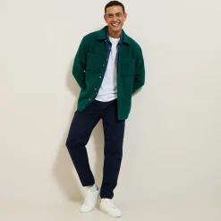 Sale Katoenen overhemd met hemdskraag Overshirt|Overhemd