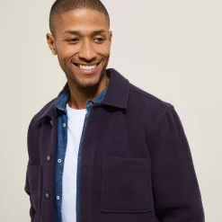 Store Katoenen overhemd met hemdskraag Overshirt|Overhemd