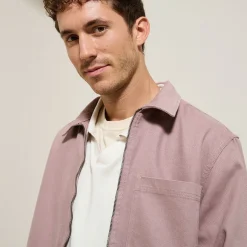 Flash Sale Katoenen overhemd met rits Overshirt|Mantel & Jack