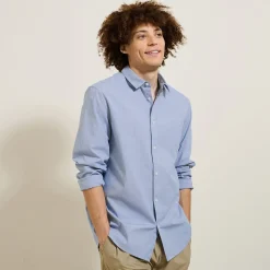 Best Sale Katoenen overhemd met ruitjes Formele Overhemden|Overhemd