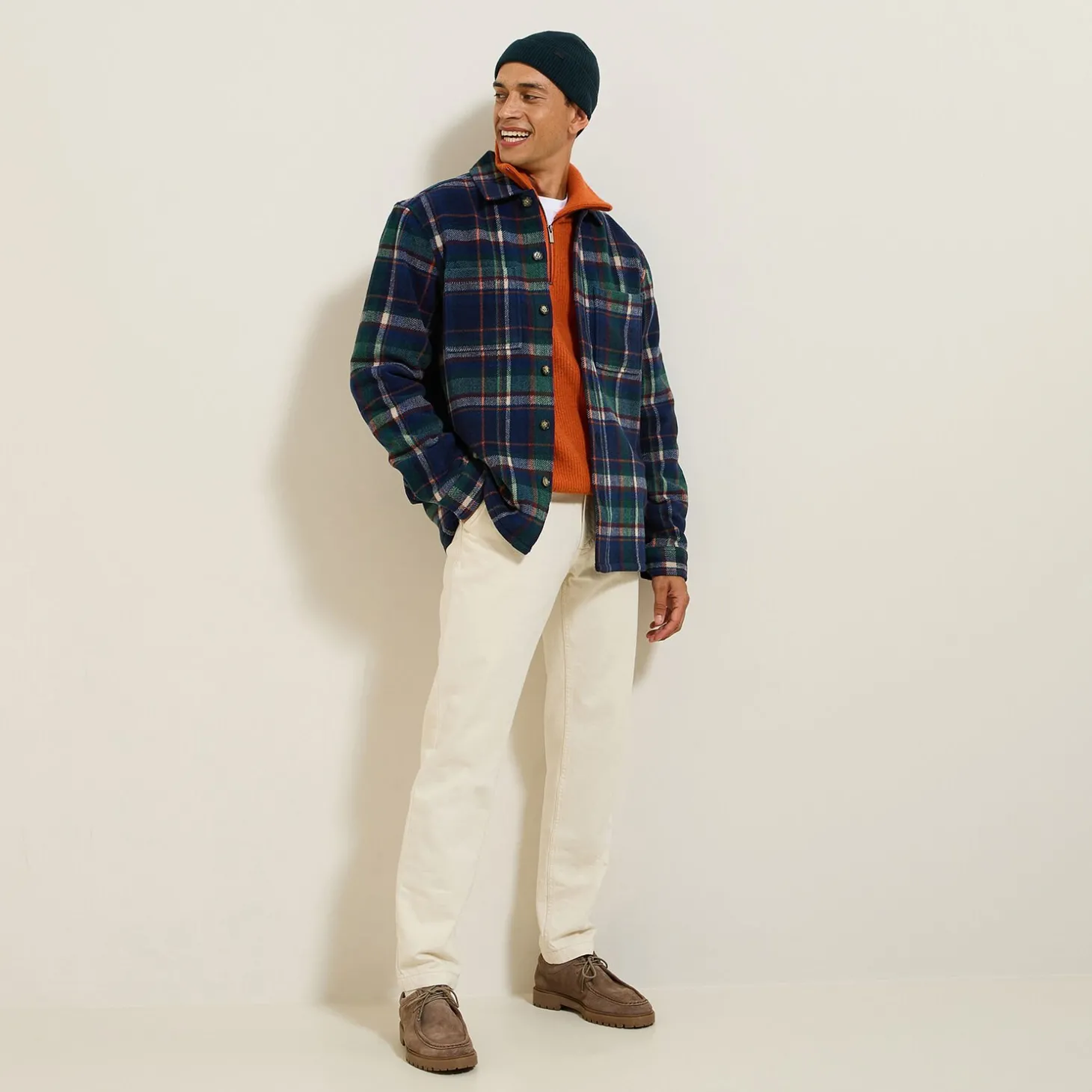 Outlet Katoenen overhemd met ruitjes Overshirt|Overhemd