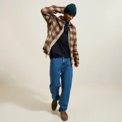 Discount Katoenen overhemd met ruitjes Overshirt|Overhemd