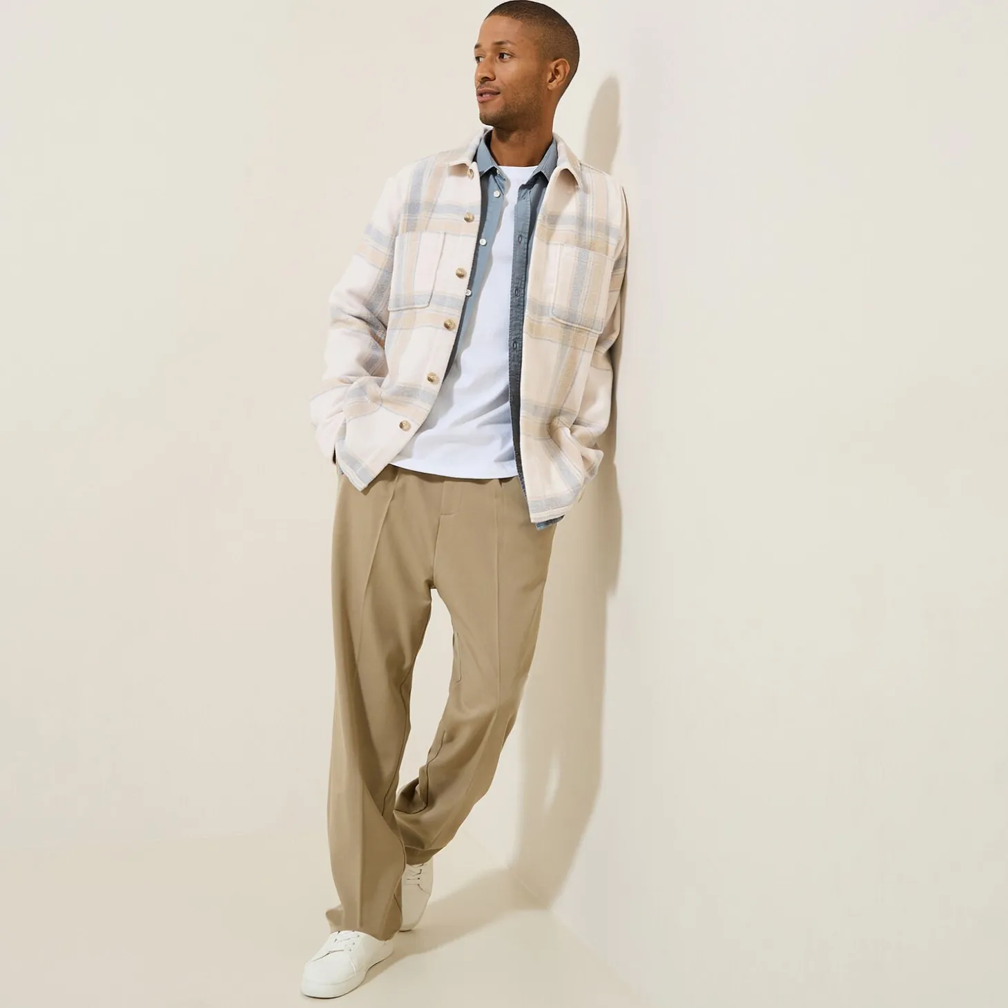 Hot Katoenen overhemd met ruitjes Overshirt|Overhemd