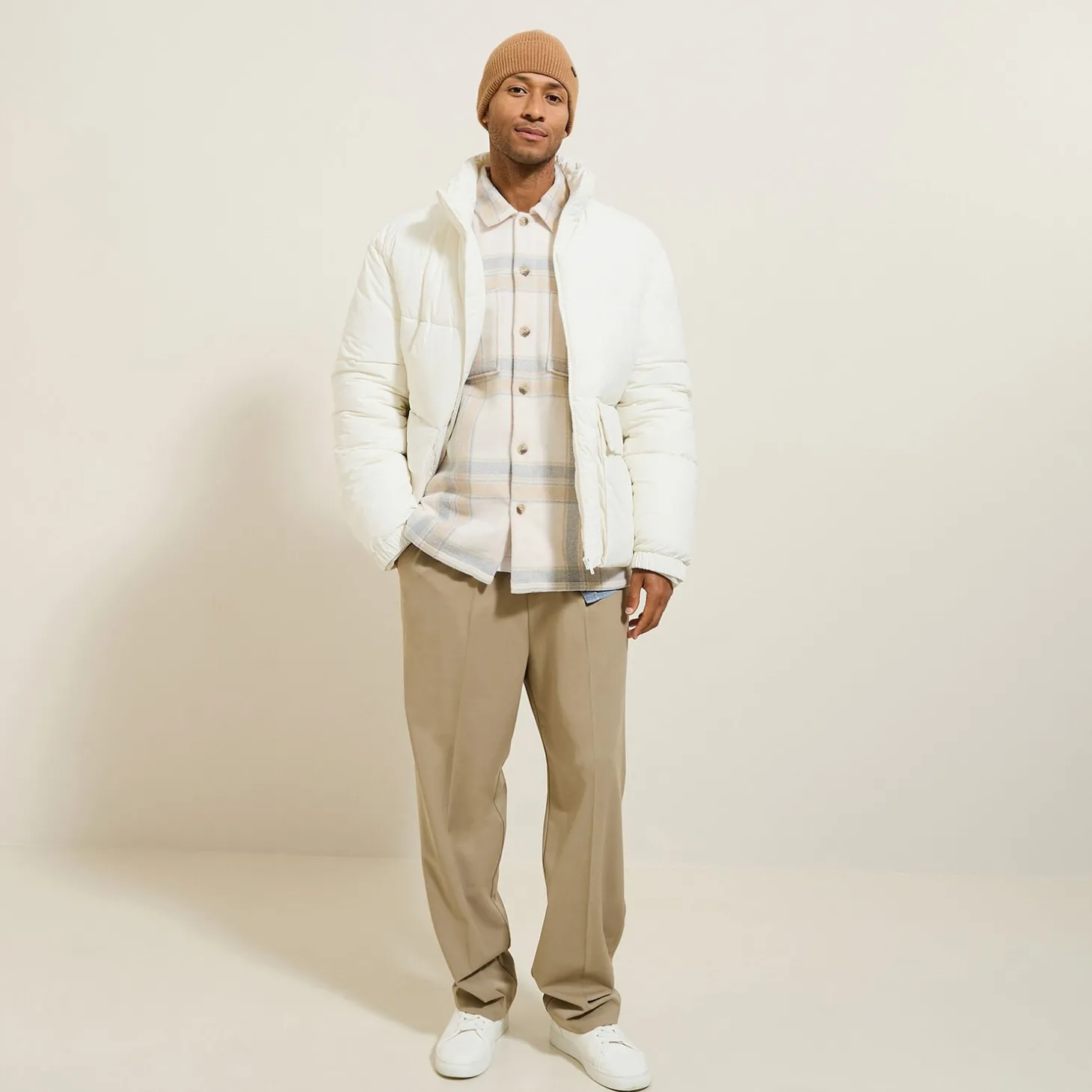 Hot Katoenen overhemd met ruitjes Overshirt|Overhemd