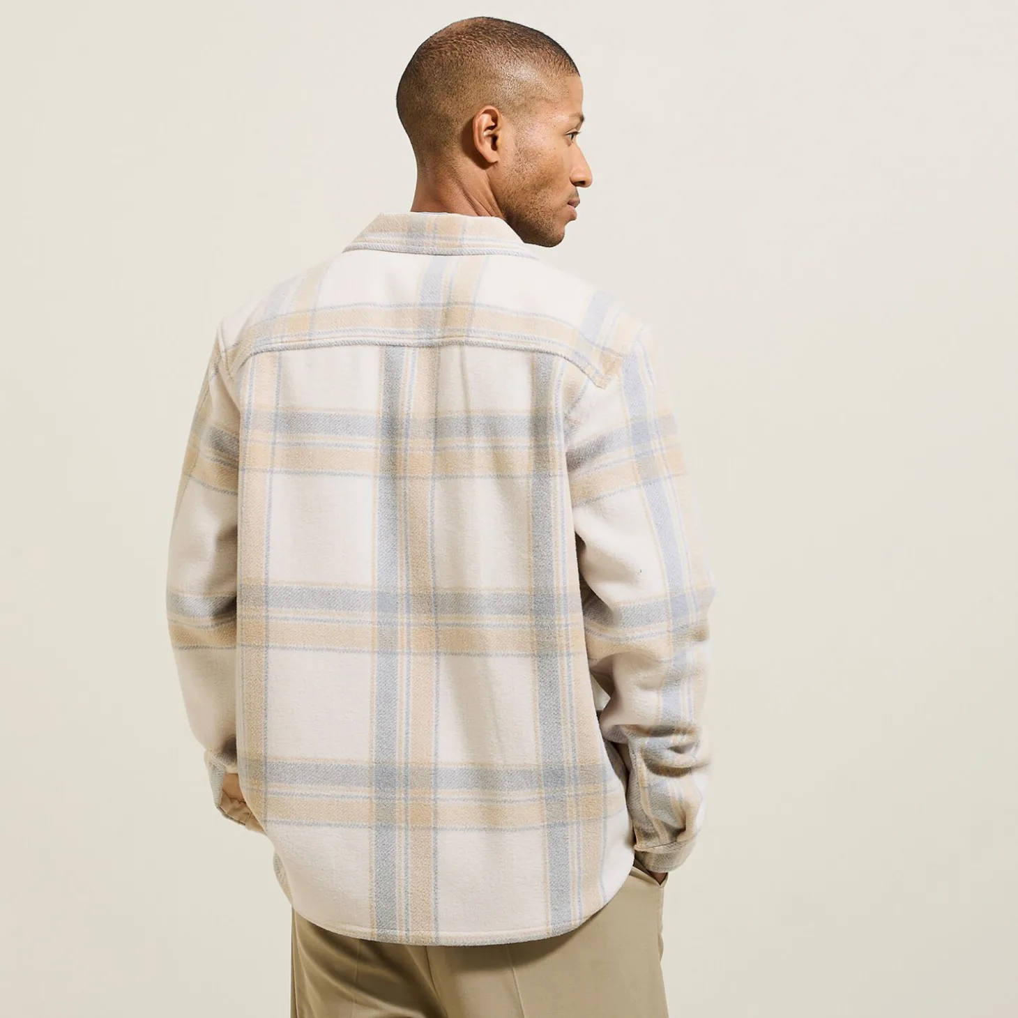 Hot Katoenen overhemd met ruitjes Overshirt|Overhemd