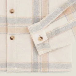 Hot Katoenen overhemd met ruitjes Overshirt|Overhemd