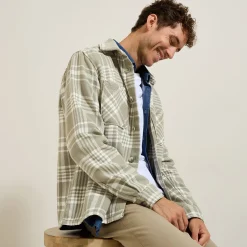 Best Sale Katoenen overhemd met ruitjes Overshirt|Overhemd