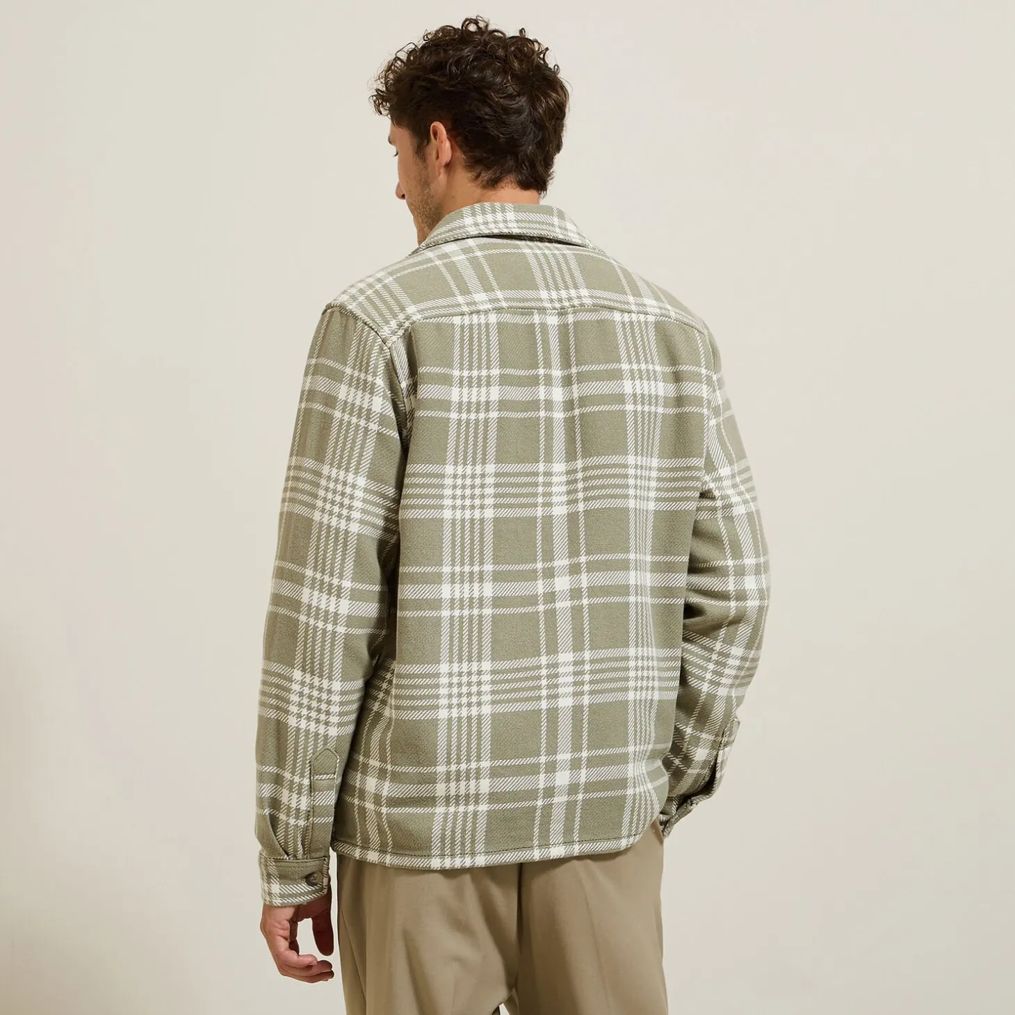 Best Sale Katoenen overhemd met ruitjes Overshirt|Overhemd