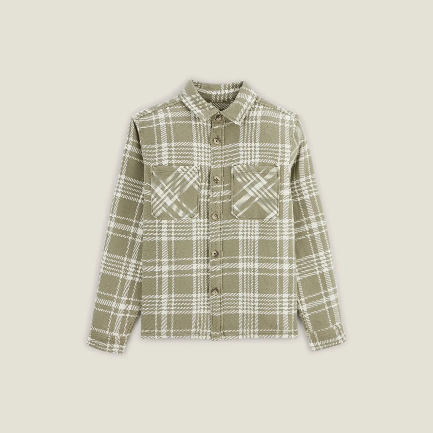 Best Sale Katoenen overhemd met ruitjes Overshirt|Overhemd